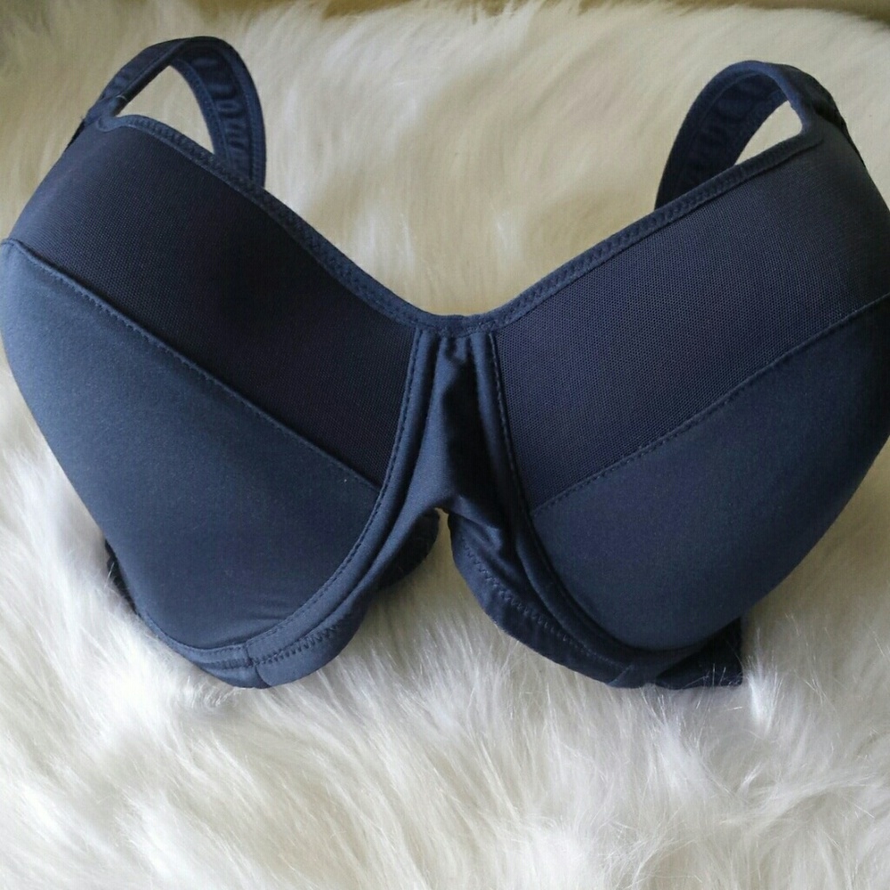 FULL COV.  NAVY BLUE BRA SIZE 42D